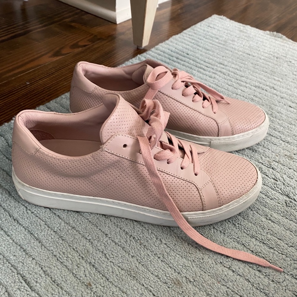 Greats The Royale Perforated Sneaker- Blush